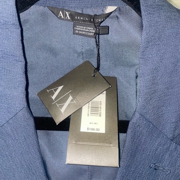 Armani exchange blue sport blazer. Size M / man - Picture 5 of 5